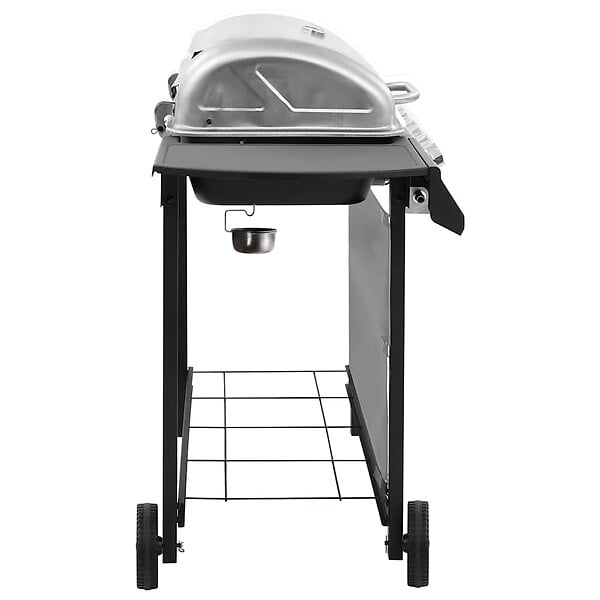 VIDAXL - vidaXL Barbecue gril à gaz avec 6 brûleurs Noir et argenté - large
