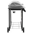 VIDAXL - vidaXL Barbecue gril à gaz avec 4 brûleurs Noir et argenté - vignette