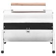 VIDAXL - vidaXL Barbecue au charbon portable Acier inoxydable Grilles doubles - vignette