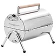 VIDAXL - vidaXL Barbecue au charbon portable Acier inoxydable Grilles doubles - vignette