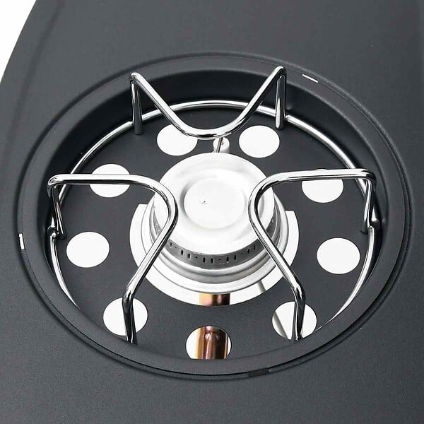 VIDAXL - vidaXL Barbecue à gaz 4+1 zones de cuisson Noir Acier - large
