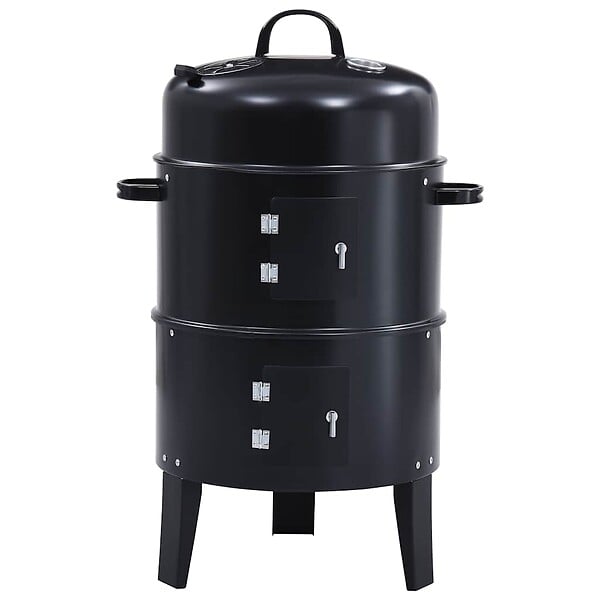VIDAXL - vidaXL Gril barbecue au charbon 3 en 1 40x80 cm - large