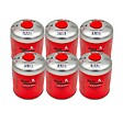 ALPENTECH - Pack 6 Cartouches de gaz 450g Butane propane Valve 7/16 EN417 Réchaud Brûleur Lampe Grill Alpen Camping - vignette