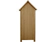 HABITAT ET JARDIN - Armoire de jardin "Cabanon" - 77 x 54.5 x 179 cm - Marron - vignette