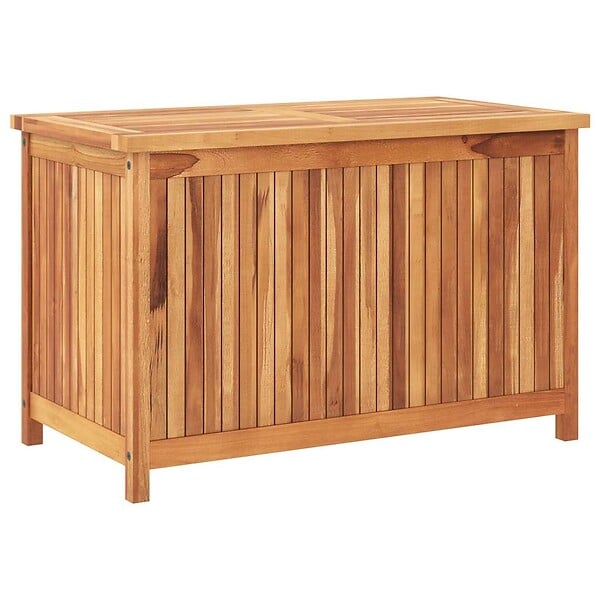 VIDAXL - vidaXL Boîte de rangement de jardin 90x50x58 cm Bois de teck solide - large
