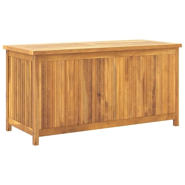 VIDAXL - vidaXL Boîte de jardin 114x50x58 cm Bois massif de teck - large
