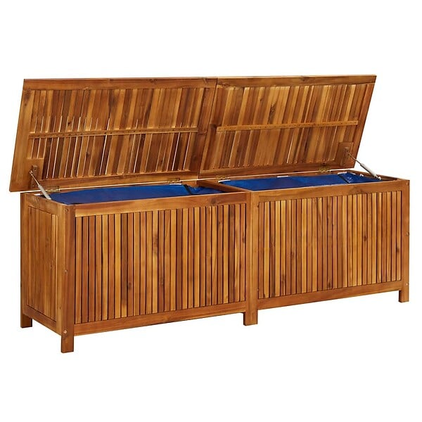 VIDAXL - vidaXL Boîte de rangement de jardin 175x50x58 cm Bois d'acacia solide - large