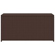 VIDAXL - vidaXL Boîte de rangement de jardin marron 120x50x60 cm résine tressée - vignette