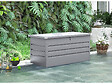 HABITAT ET JARDIN - Coffre de Jardin Métal "Store" - 480L - Argent - vignette