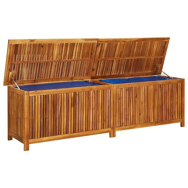VIDAXL - vidaXL Boîte de rangement de jardin 200x50x58 cm Bois d'acacia solide - large