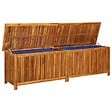 VIDAXL - vidaXL Boîte de rangement de jardin 200x50x58 cm Bois d'acacia solide - vignette