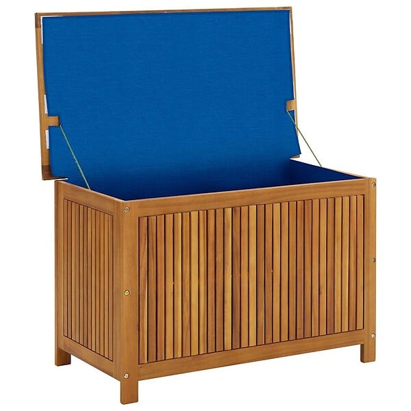 VIDAXL - vidaXL Boîte de rangement de jardin 90x50x58 cm bois d'acacia massif - large