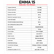 EMAFLAM - Poêle à granulés Étanche EMMA 15 kW + kit conduit ventouse - - vignette