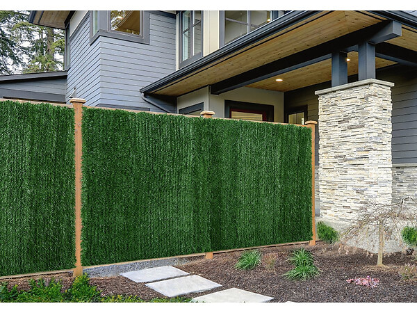 HABITAT ET JARDIN - Lot de 6 Haies artificielles - 150 x 300 cm - large