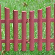 VIDAXL - vidaXL Bordures de pelouse 17 pcs 10 m Marron - vignette
