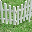 VIDAXL - vidaXL Bordure de pelouse Blanc 17 pcs / 10 m - vignette