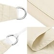VIDAXL - vidaXL Voile de parasol tissu oxford triangulaire 3x3x3 m crème - vignette