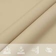 VIDAXL - vidaXL Voile de parasol tissu oxford triangulaire 3x4x5 m beige - vignette