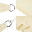 VIDAXL - vidaXL Voile d'ombrage 160 g/m² Crème 4x7 m PEHD - vignette