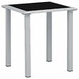 VIDAXL - vidaXL Chaises longues lot de 2 avec table Aluminium Taupe - vignette