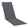 VIDAXL - vidaXL Chaises longues lot de 2 avec coussins Bois d'acacia solide - vignette
