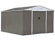 HABITAT ET JARDIN - Abri de jardin métal "Dallas" - 13 m² - Taupe - vignette