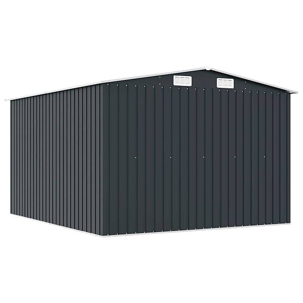 VIDAXL - vidaXL Abri de jardin 257x298x178 cm Métal Anthracite - large