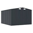 VIDAXL - vidaXL Abri de jardin 257x298x178 cm Métal Anthracite - vignette