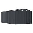 VIDAXL - vidaXL Abri de jardin 257x392x181 cm Métal Anthracite - vignette