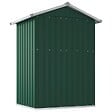 VIDAXL - vidaXL Abri de jardin Vert 126x97,5x177 cm Acier galvanisé - vignette