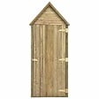 VIDAXL - vidaXL Abri à outils de jardin et porte 69,5x32x178cm Pinède imprégnée - vignette