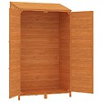 VIDAXL - vidaXL Remise de jardin Marron 102x52x174,5 cm Bois de sapin solide - vignette