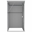 VIDAXL - vidaXL Remise de jardin murale Gris 118x100x178 cm Acier galvanisé - vignette