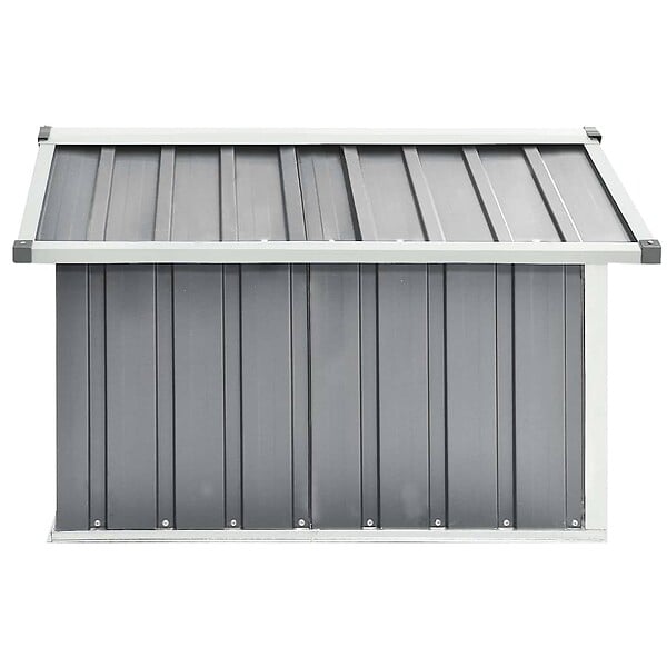 VIDAXL - vidaXL Abri pour robot de jardin 92x97x63 cm Acier galvanisé Gris - large