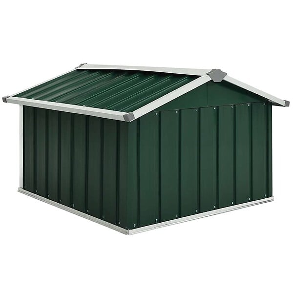 VIDAXL - vidaXL Abri tondeuse robot de jardin 92x97x63 cm Acier galvanisé Vert - large
