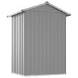 VIDAXL - vidaXL Abri de jardin Gris 126x97,5x177 cm Acier galvanisé - vignette