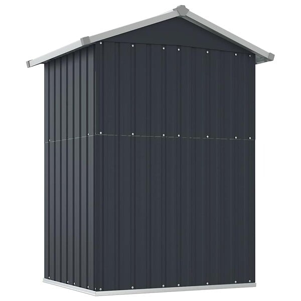 VIDAXL - vidaXL Abri de jardin Anthracite 126x97,5x177 cm Acier galvanisé - large