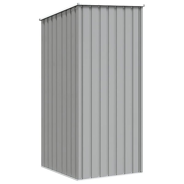 VIDAXL - vidaXL Abri de jardin Gris 87x98x159 cm Acier galvanisé - large