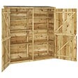 VIDAXL - vidaXL Abri à outils de jardin 163x50x171 cm Bois de pin solide - vignette