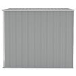 VIDAXL - vidaXL Abri de jardin mural Gris 118x194x178 cm Acier galvanisé - vignette
