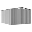 VIDAXL - vidaXL Abri de jardin 257x298x178 cm Métal Gris - vignette