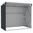 VIDAXL - vidaXL Abri de jardin mural Anthracite 118x194x178 cm Acier - vignette