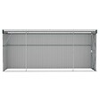 VIDAXL - vidaXL Abri de jardin mural Vert 118x382x178 cm Acier galvanisé - vignette