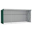 VIDAXL - vidaXL Abri de jardin mural Vert 118x382x178 cm Acier galvanisé - vignette
