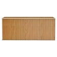 VIDAXL - vidaXL Abri de jardin mural Marron 118x382x178 cm Acier galvanisé - vignette