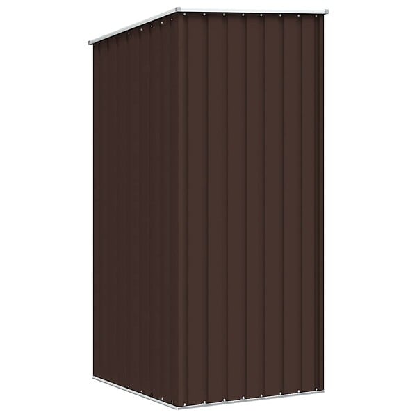 VIDAXL - vidaXL Abri de jardin Marrron 87x98x159 cm Acier galvanisé - large