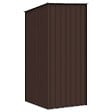 VIDAXL - vidaXL Abri de jardin Marrron 87x98x159 cm Acier galvanisé - vignette