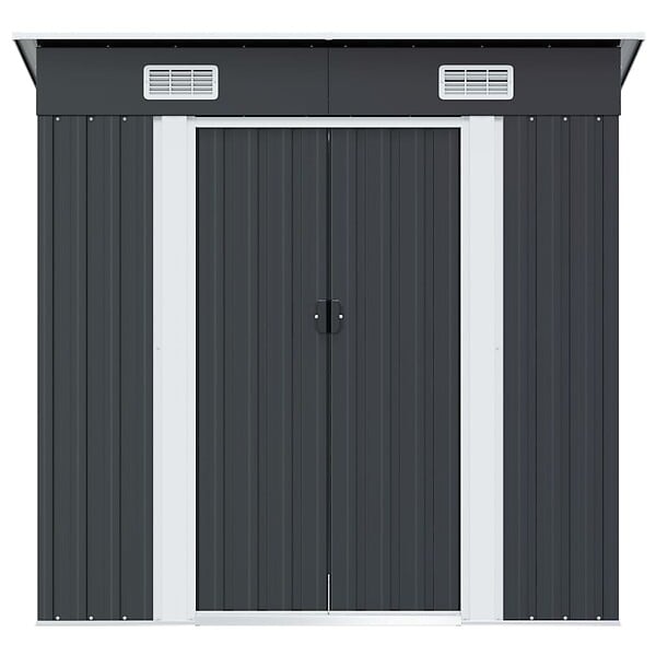 VIDAXL - vidaXL Abri de jardin Anthracite Acier - large