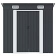 VIDAXL - vidaXL Abri de jardin Anthracite Acier - vignette