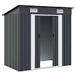 VIDAXL - vidaXL Abri de jardin Anthracite Acier - vignette